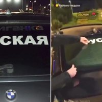 Igaunijā autobraucējiem liek noplēst uzlīmes 'esmu krievs'; Latvijā policija reaģētu tāpat
