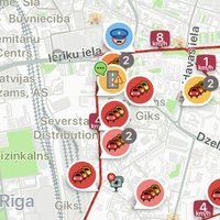 ФОТО, ВИДЕО. В Риге образовались огромные пробки: какие улицы наиболее "медленные"