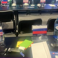 Krievijas pārstāvji piedalījušies UEFA kongresā un sēdējuši uzreiz aiz Latvijas delegācijas