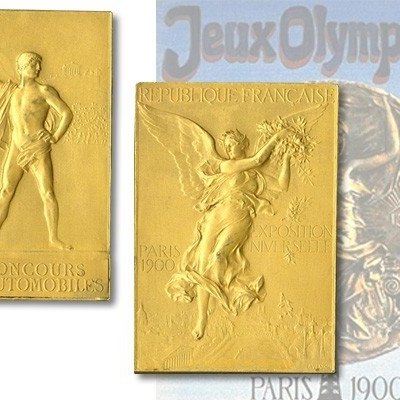 Izsola unikālu 1900. gada olimpisko spēļu zelta medaļu autosportā