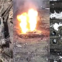 Video: kā civilie droni Ukrainā met granātas un dedzina tankus