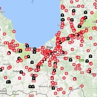 Karte: Pašas bīstamākās vietas uz Latvijas ceļiem