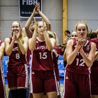 Latvijas U-20 izlases basketbolistes dramatiskā spēlē saglabā vietu EČ A divīzijā