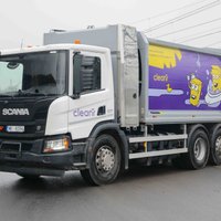 'Clean R' par teju 250 000 eiro iegādājies un aprīkojis konteinerus mazgājošu atkritumvedēju