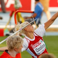 Šķēpmetēja Ozoliņa ar savu sezonas rekordu uzvar 'Rīgas kausu' sacensībās
