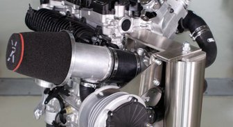 'Volvo' izgatavojis četrcilindru motoru ar 450 ZS