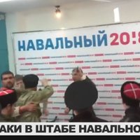 Kazaki iebrukuši Navaļnija štābā Krasnodarā