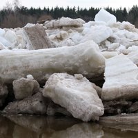 Bargā sala dēļ vairākās upēs gaidāma ledus un vižņu masu kustība