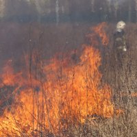 Nedēļas nogalē VUGD dzēsis 43 kūlas ugunsgrēkus