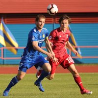 'Ventspils' un 'Liepājas' futbolisti cīnās neizšķirti Kurzemes derbijā