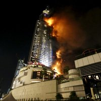 Debesskrāpī Dubaijā izcēlies ugunsgrēks; vismaz 14 cietušie (plkst. 22:38)