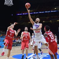 Francija ar pārliecinošu uzvaru kļūst par Latvijas pretinieci 'Eurobasket' ceturtdaļfinālā