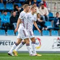 Latvijas futbolisti izmoka sev paaugstinājumu UEFA Nāciju līgā