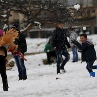 Foto: Ziema pārņem Libānu