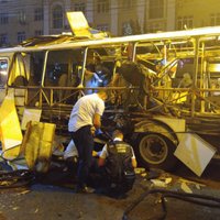 Voroņežā sprādziens iznīcina autobusu, mirusi sieviete