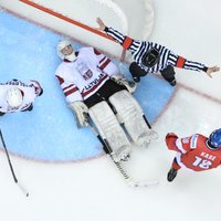 Latvijas U-18 hokejistiem trešais pārliecinošais zaudējums PČ