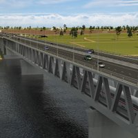 Izstrādāts būvprojekta pamatrisinājums apvienotajam tiltam pār Daugavu
