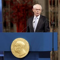 При получении Нобелевской премии мира Херман ван Ромпей упомянул страны Балтии