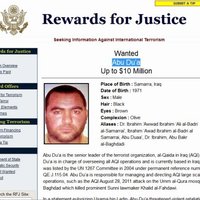 ASV teroristu medības: sola 10 miljonus dolāru par Irākas 'Al Qaeda' līderi