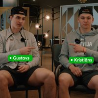 Latvijas izlases hokejisti noskaidro lustīgākos 'ballētājus' un lielākos kavētājus