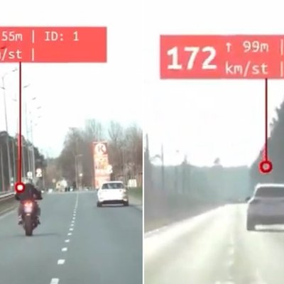 Ar 130 km/h pa Rīgas ielām un 170 km/h pa lielceļiem – ātruma kontroles nedēļas rezultāti