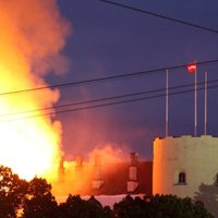 LTV: причина пожара в Рижском замке — безответственность рабочих