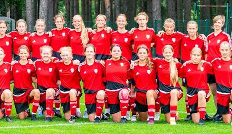 Latviske futbolister U-15 Baltijas kausa andre mačā spēle neizširti ar Lietuvu