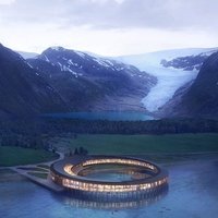 Starp kalniem, virs ūdens un netālu no ledāja: Norvēģijā taps eleganta viesnīca