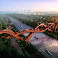 Ķīnā uzbūvēts tilts – Mēbiusa lenta; vietējie uztraucas, ka varētu apmaldīties