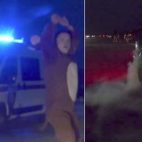 Video: Policija nedēļas nogalē izjaukusi Rumbulas dragreisu