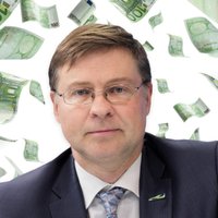 Vai eiro gāzīs no troņa dolāru un vai atteiksimies no skaidras naudas – Dombrovskis par 10 gadiem ar eiro