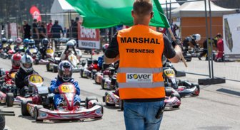 'LMT Autosporta Akadēmijas' Skolu kartingu kausa pirmajā posmā uzvar Rīgas Tehniskā koledža