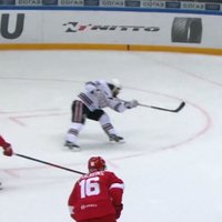 Video: Videla un Majones sadarbība iekļūst KHL skaistāko 'golu' topā