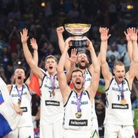 Slovēnijas basketbolisti sensacionāli triumfē 'Eurobasket 2017'