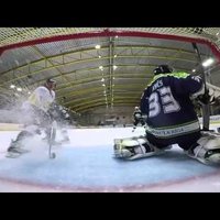 Video: Tiesnesis neieskaita vārtu guvumu Latvijas hokeja čempionāta atklāšanas dienā