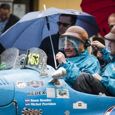 Foto: Simtiem senu un skaistu auto 'Mille Miglia' rallijā