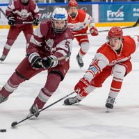 Latvijas U-18 hokejisti kapitulē Norvēģijas U-20 izlases priekšā