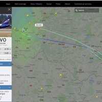 ФОТО: Самолет "Аэрофлота" прервал рейс в Москву и вернулся в Ригу