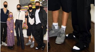 Преступление против моды: Дэвид Бекхэм надел носки с сандалиями