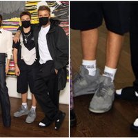 Преступление против моды: Дэвид Бекхэм надел носки с сандалиями