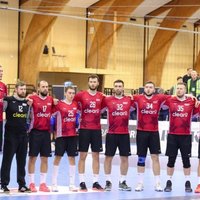 Latvijas handbolisti pasaules čempionāta kvalifikāciju noslēdz ar zaudējumu Fēru salām
