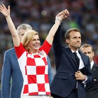 Президент Хорватии по-русски обратилась к российским болельщикам