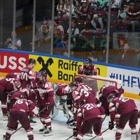 Latvijas hokeja izlase vēsturiskajā pusfinālā Tamperē tiekas ar Kanādu