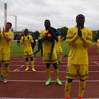 'Ventspils' futbolisti virslīgas spēlē pārliecinoši uzveic 'Metta'/LU