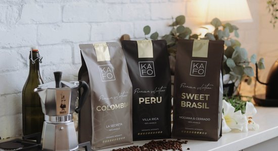 KAFO Premium Selection jaunā kafijas līnija - restorāna cienīga kafija