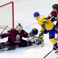 Latvija 'pakutina nervus' Zviedrijai un izstājas no pasaules čempionāta