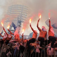 Sanktpēterburgas 'Zeņit' fanus uz Čempionu līgas maču Ģentē grib ielaist Krievijas policijas uzraudzībā