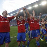Savainotā Cauņas pārstāvētā CSKA komanda gūst vēl vienu pārliecinošu uzvaru Krievijas čempionāta spēlē