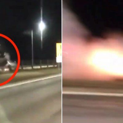 Video: Pa pretējo joslu joņojošs Mercedes Kauņā izraisa traģisku frontālo sadursmi