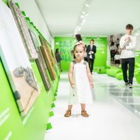 Foto: 'Zaļš un vēl zaļāks' – LNMM atklāta izstāde bērniem par mākslu un dabu